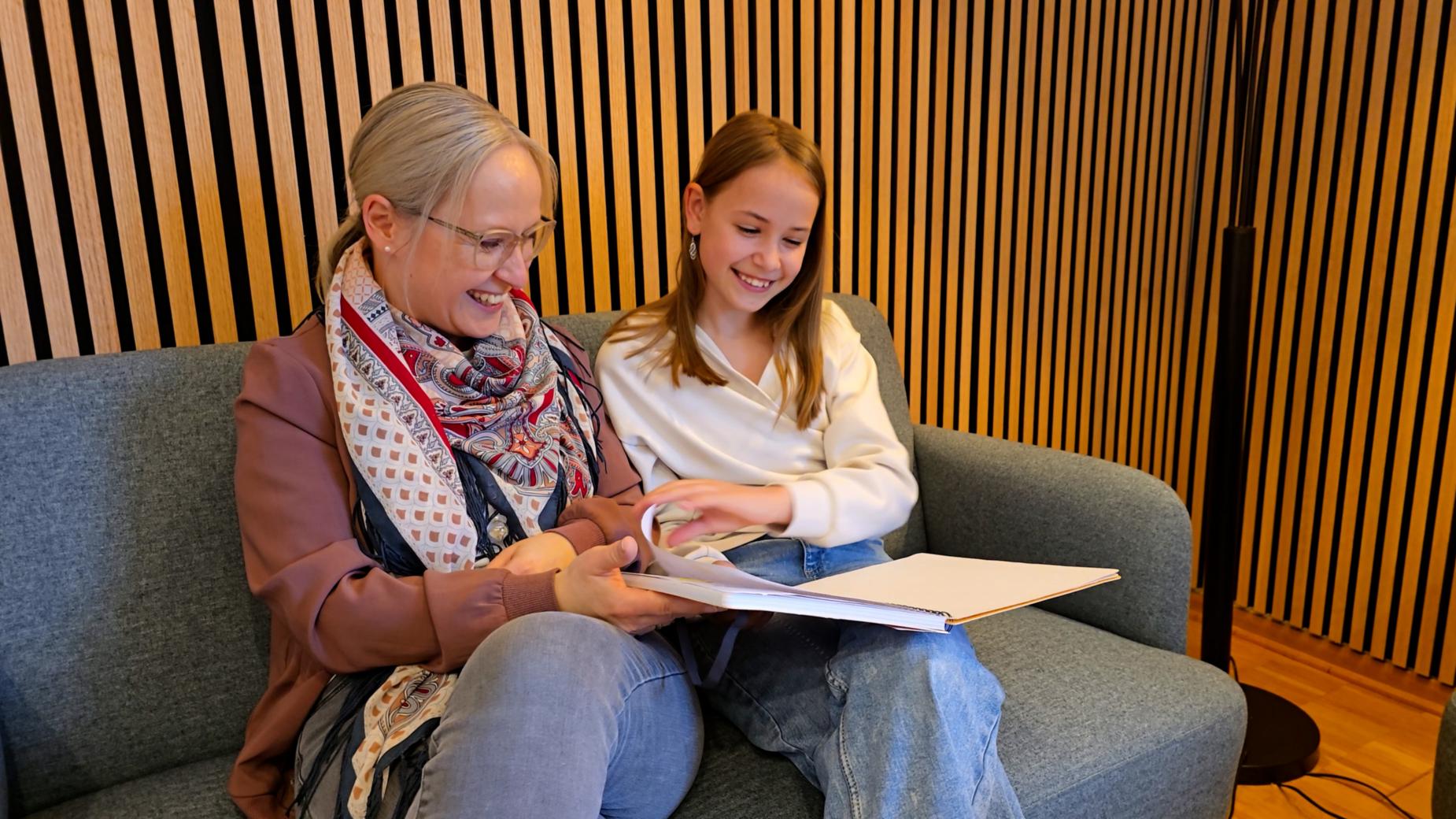 Ela und Lizzie schreiben ein Fastentagebuch