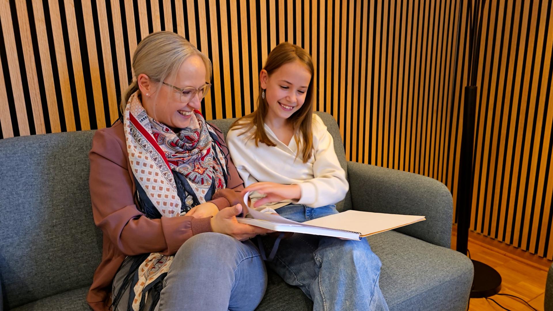 Ela und Lizzie schreiben ein Fastentagebuch