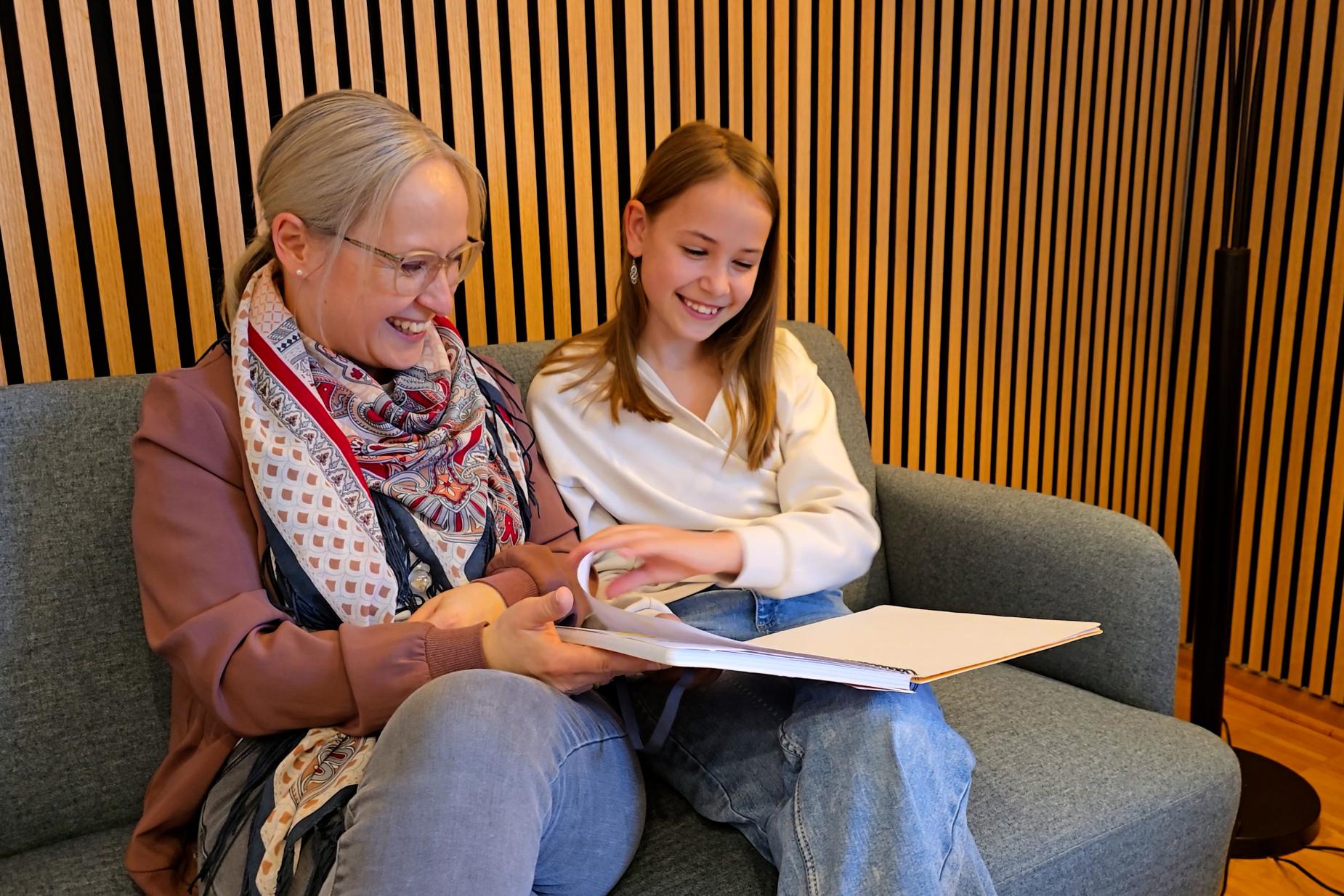 Ela und Lizzie schreiben ein Fastentagebuch