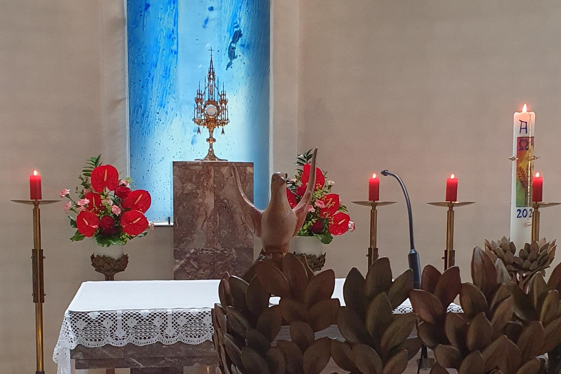 Pfingsten in der Kapelle St. Klara