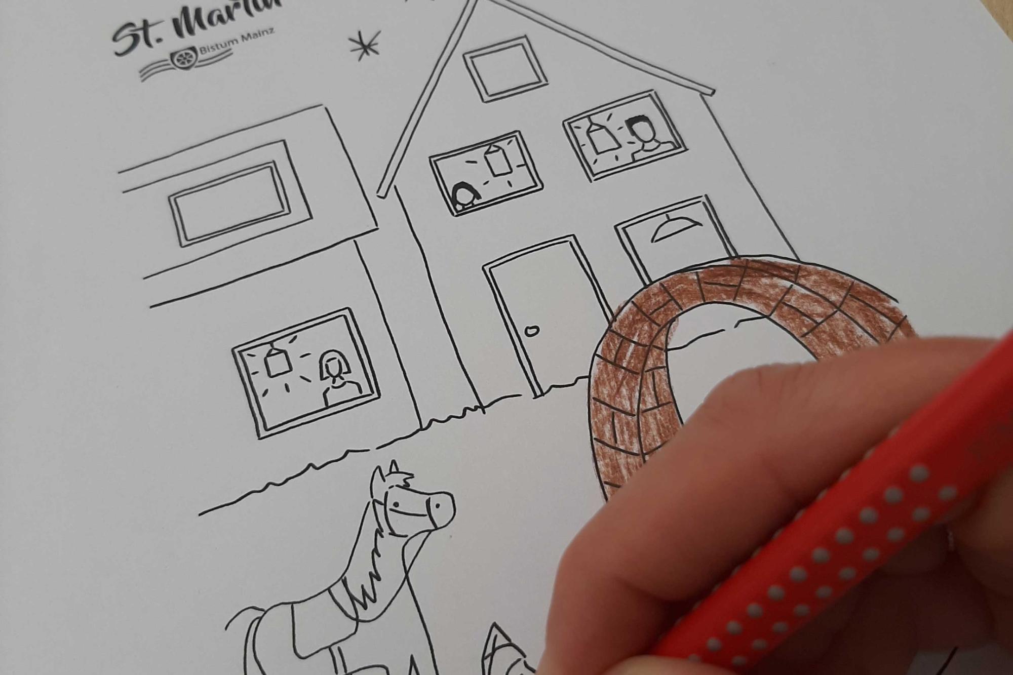 Wir machen mit! Martinslaterne fürs Fenster