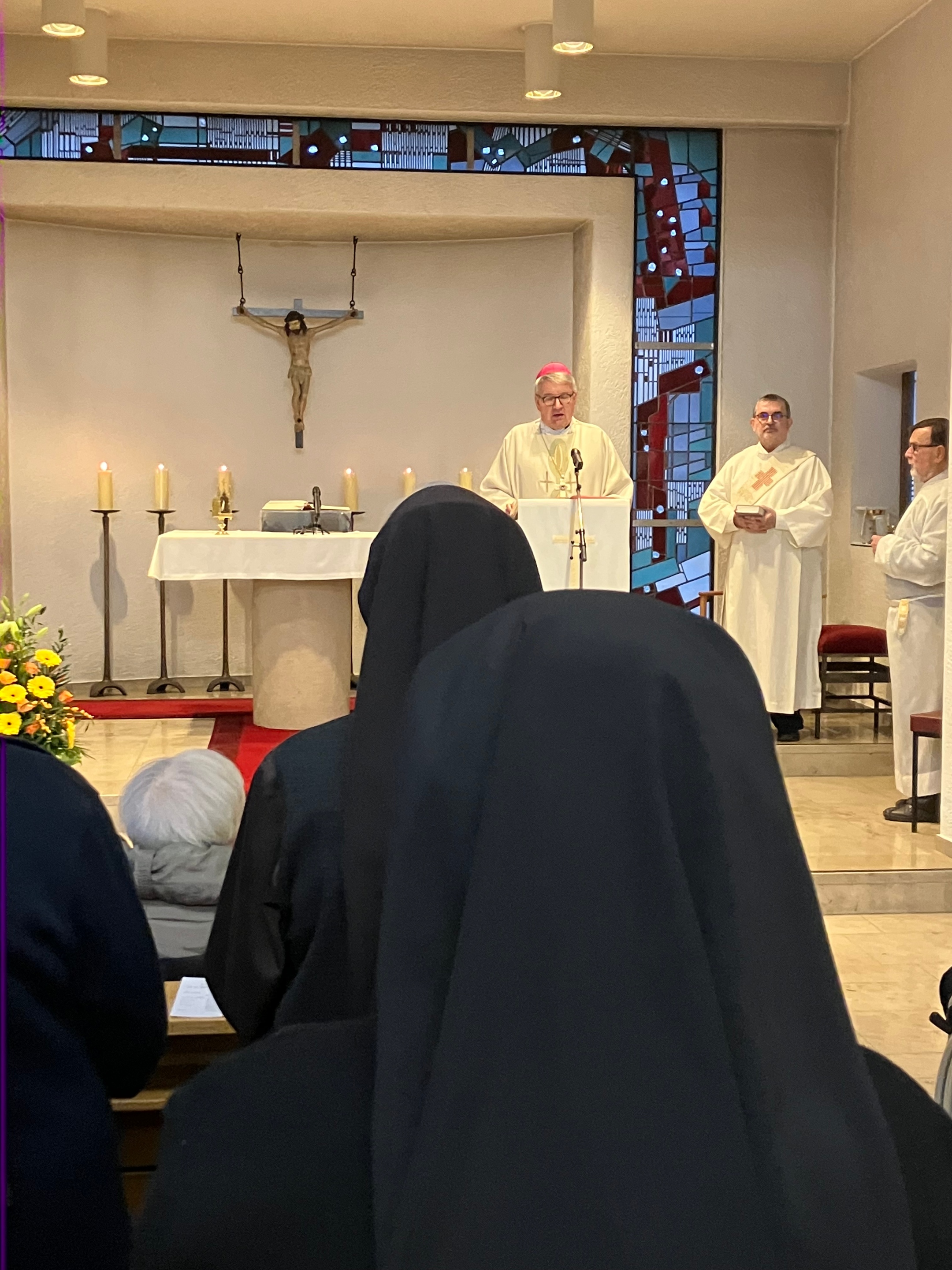 Beim Verabschiedungsgottesdienst