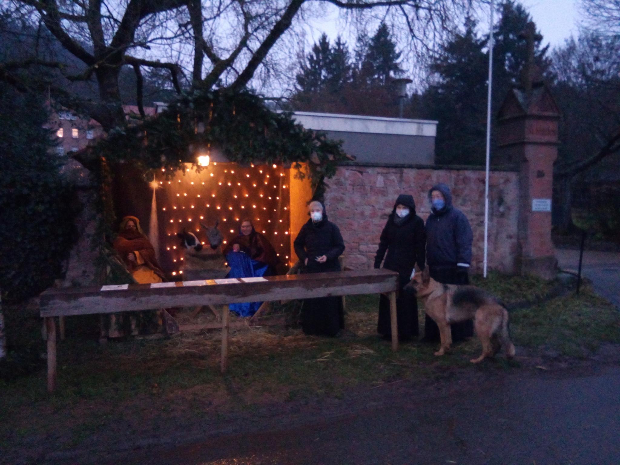 Weihnachten während Corona in Breuberg/Marienhaus