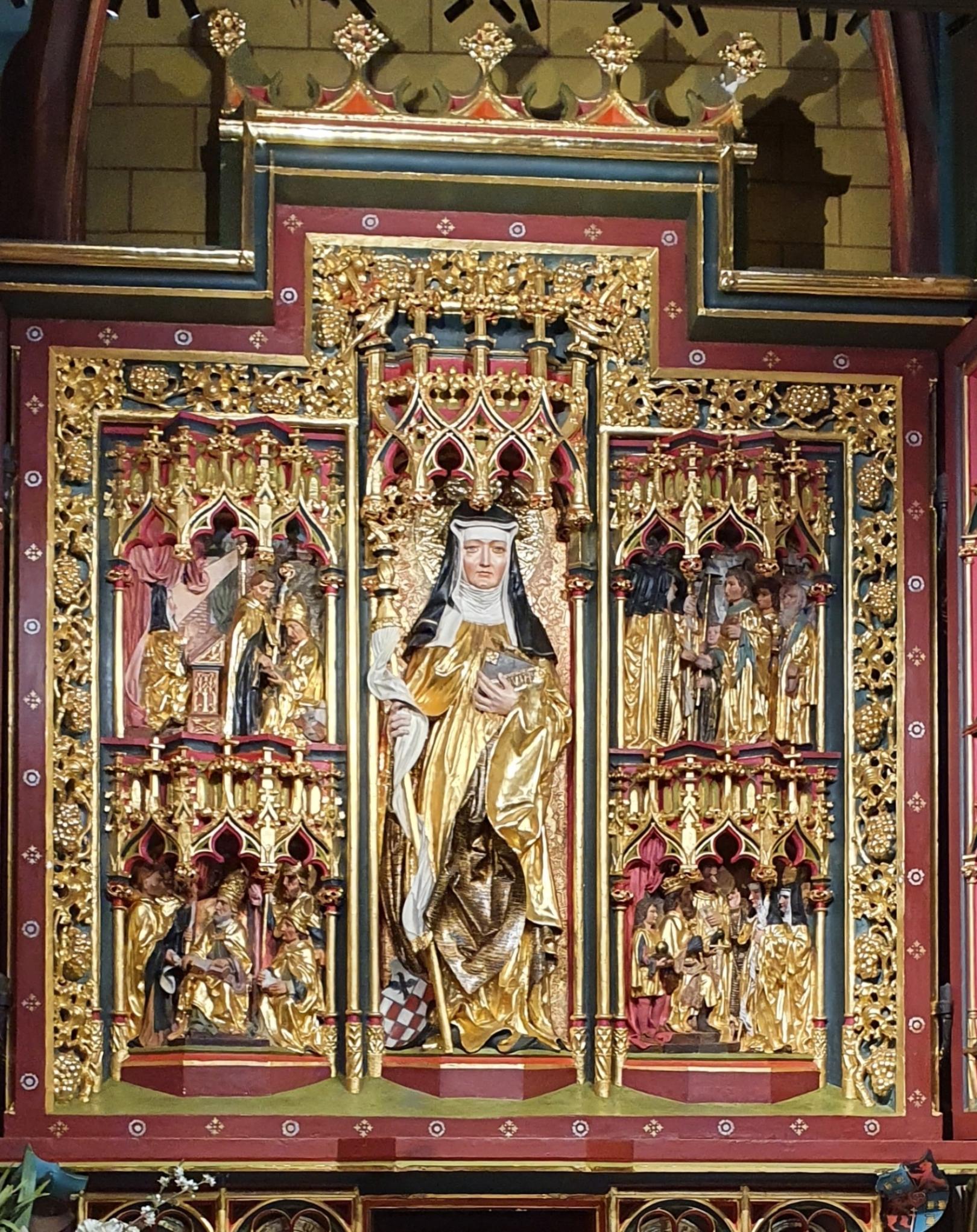 Die heilige Hildegard von Bingen - in der Rochuskapelle in Bingen (c) Sr. Franziska Katharina Spang OSCCap
