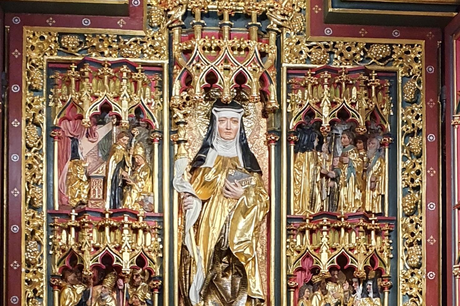 Die heilige Hildegard von Bingen - in der Rochuskapelle in Bingen