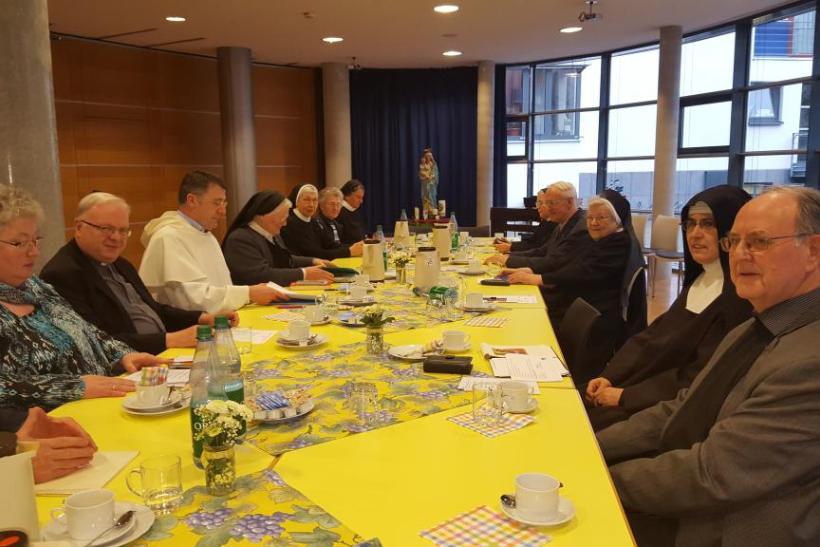 Der Ordensrat des Bistums Mainz tagte am 7. Marz 2016 im Bruder-Konrad-Stift