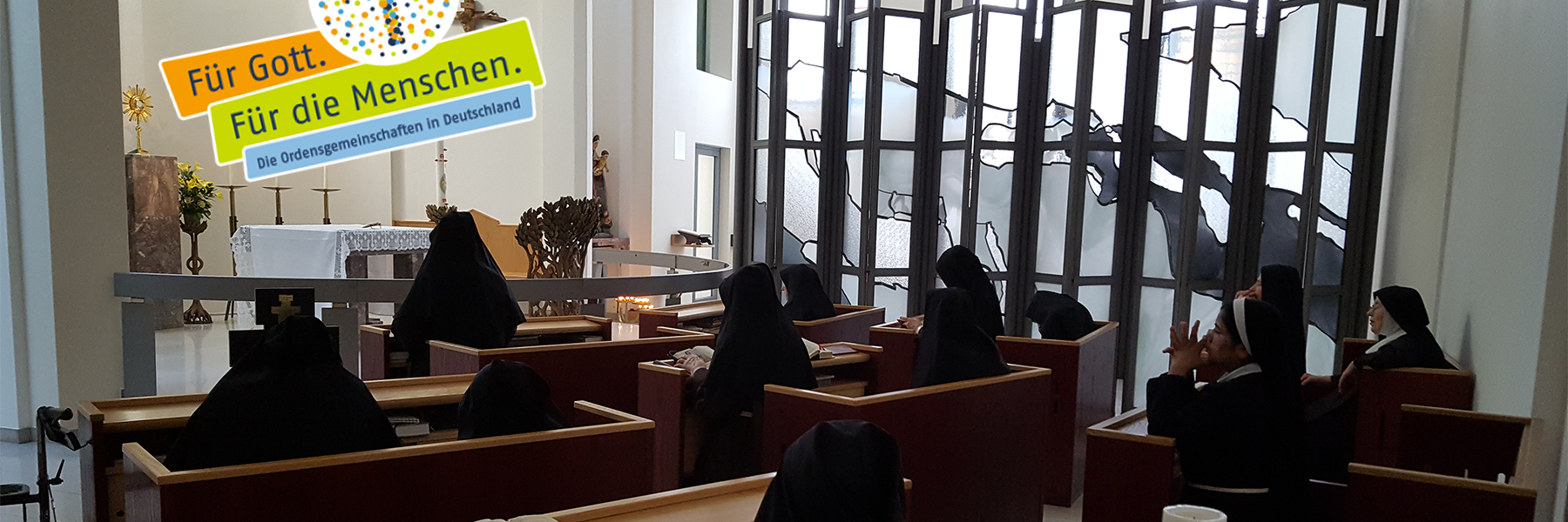 Anbetung im Kloster der Ewigen Anbetung Mainz