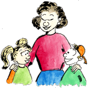 Tante und Kinder (c) Myriam / cc0 – gemeinfrei / Quelle: pixabay.com