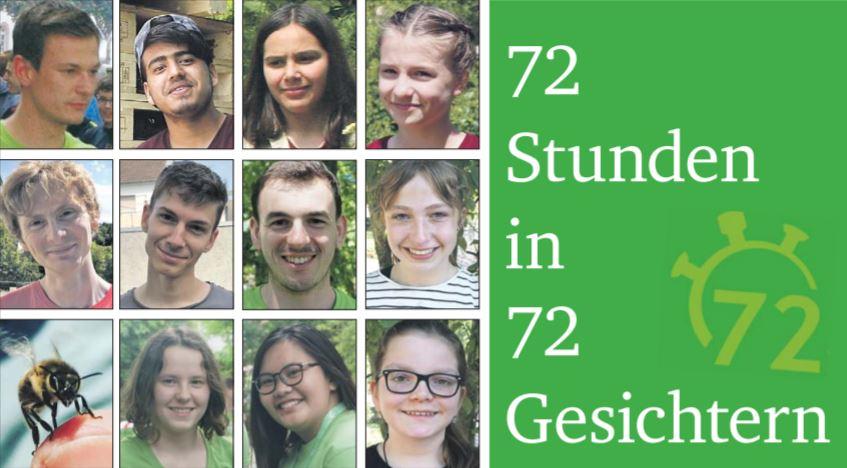72 gesichter in 72 stunden