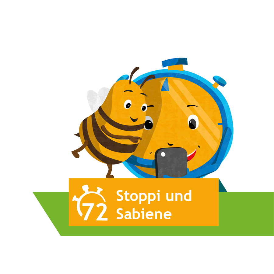 Stoppi und Biene (c) 72-Stunden-Aktion