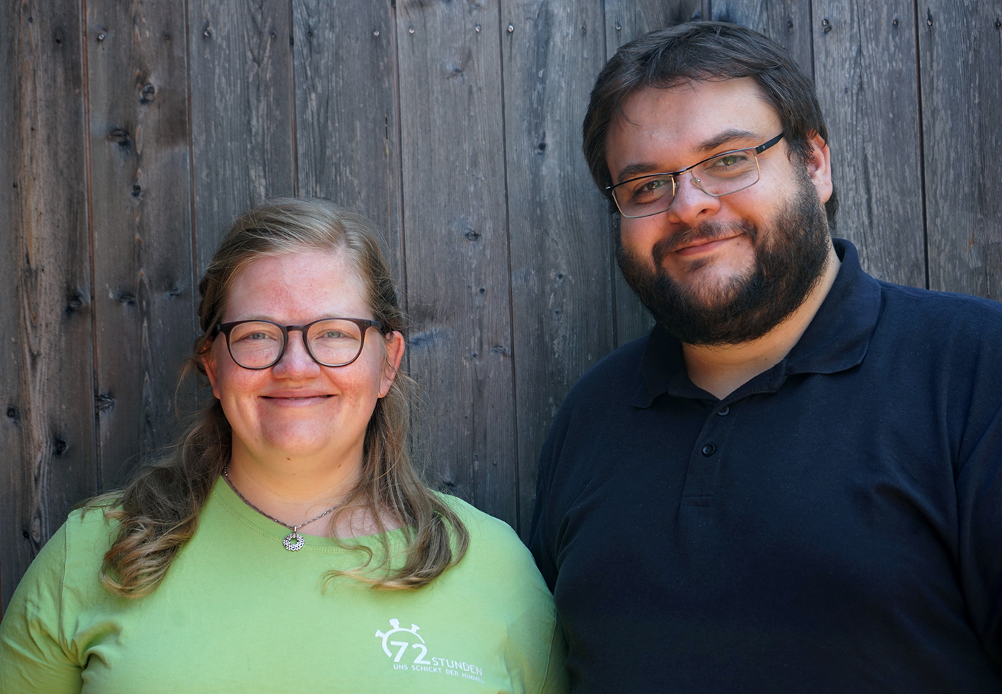 Nadine Wacker (BDKJ-Diözesanvorsitzende) und Daniel Kretsch (BDKJ-Diözesanpräses)