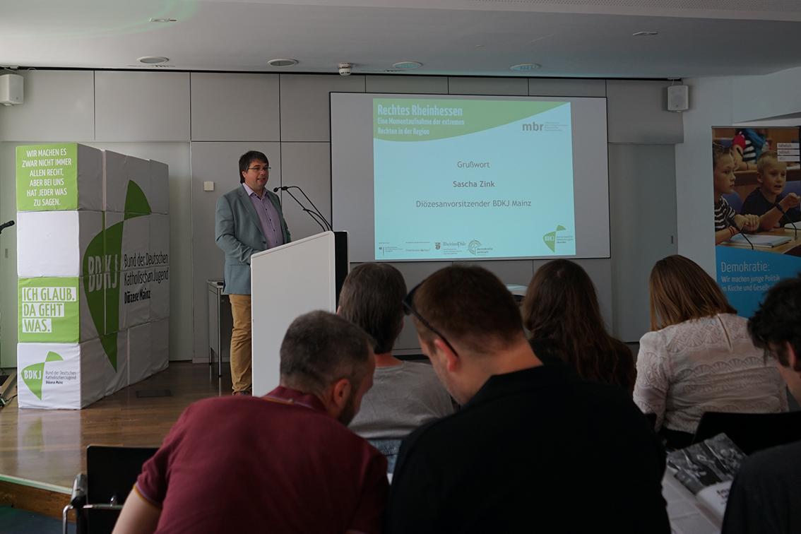 Präsi MBR_Grußwort Sascha Zink (c) BDKJ Mainz