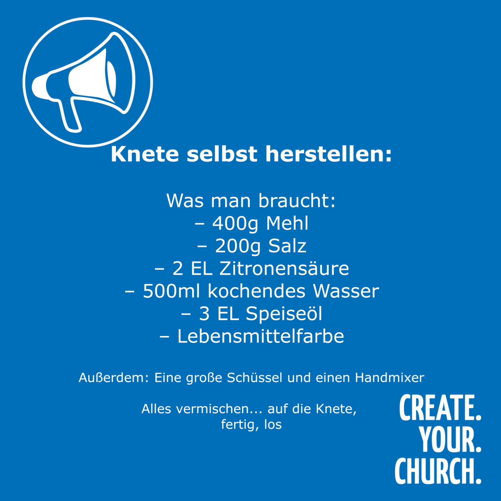 Knete selbst herstellen