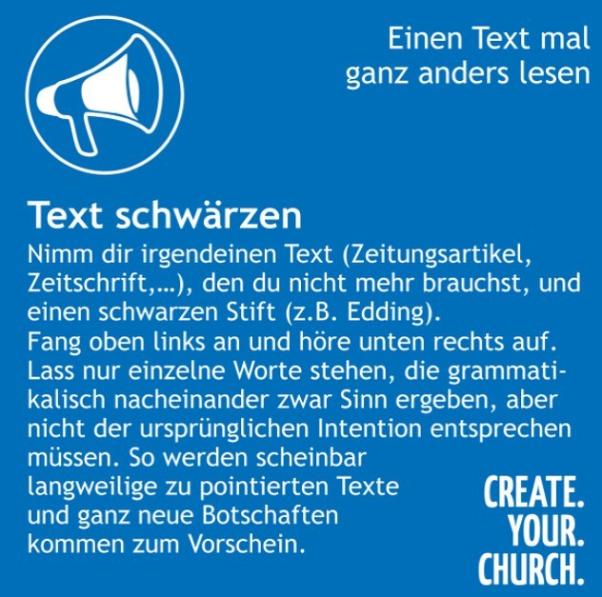 Text schwärzen