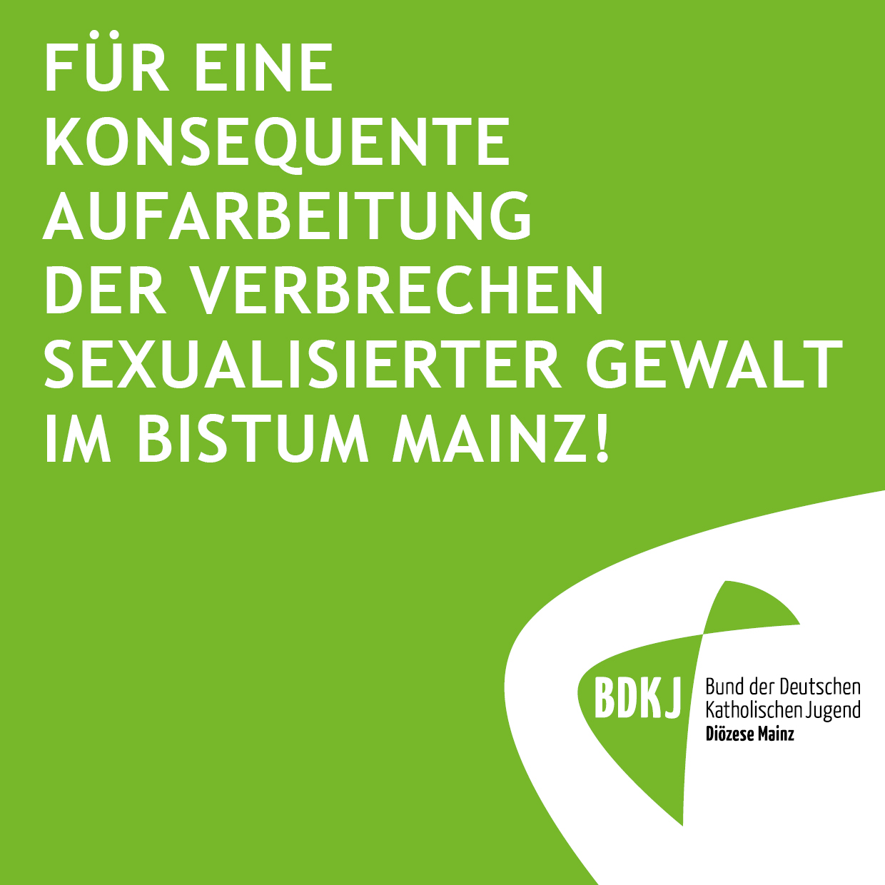 Für eine konsequente Aufarbeitung der Verbrechen Sexualisierter Gewalt im Bistum Mainz!