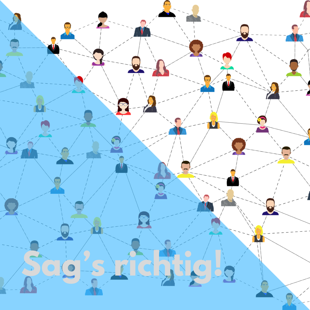 Sag's richtig! (c) ML mit Canva