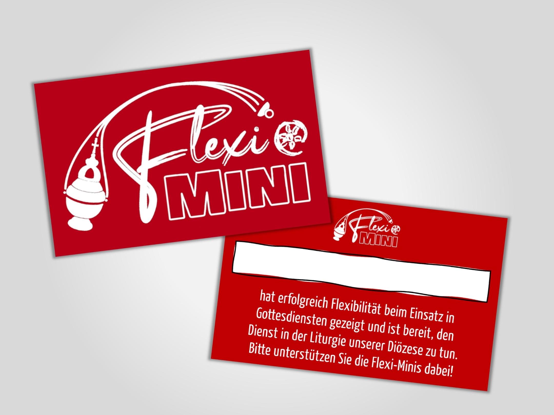 Beispiel Flexi-Card (c) Ref. Ministrant*innen, Bistum Mainz Beispiel Flexi-Card