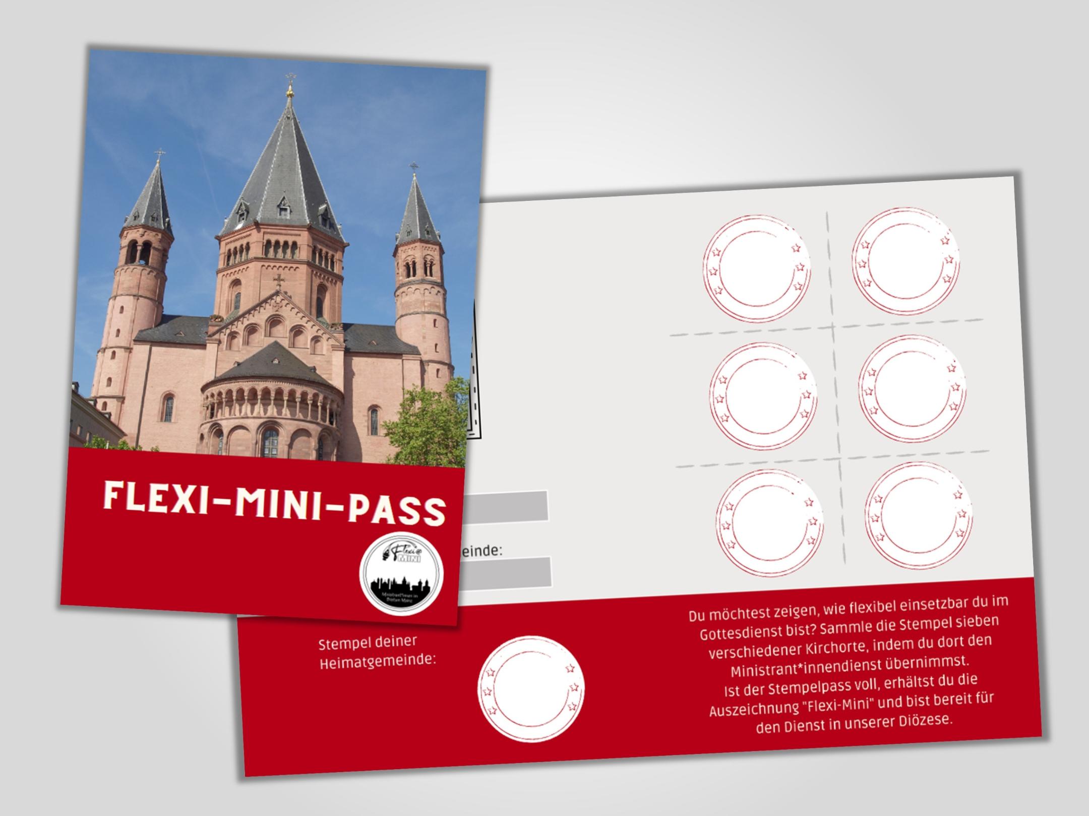 Beispiel Flexi-Mini-Pass (c) Ref. Ministrant*innen, Bistum Mainz Beispiel Flexi-Mini-Pass