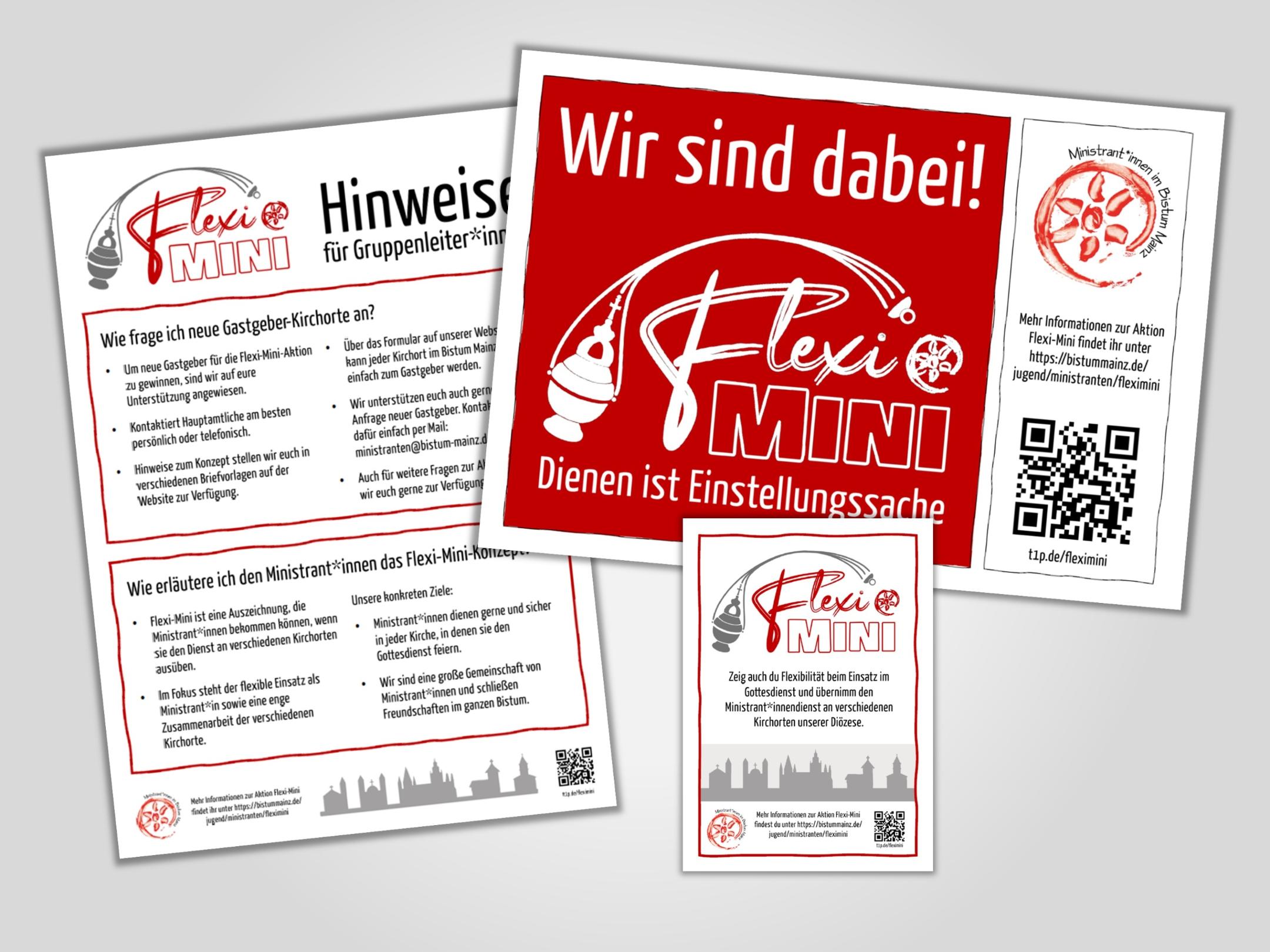 Beispiel Werbematerial (c) Ref. Ministrant*innen, Bistum Mainz Beispiel Werbematerial