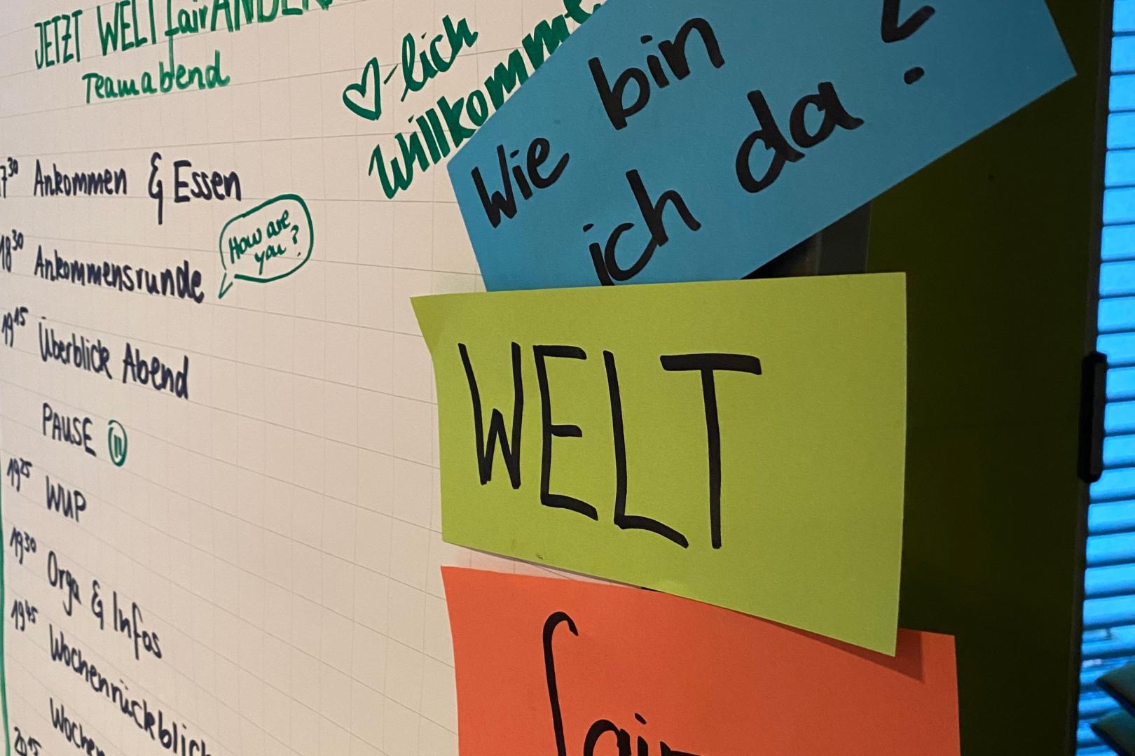 JETZT WELTfairÄNDERN! Teamabend (c) Referat Jugend und Schule