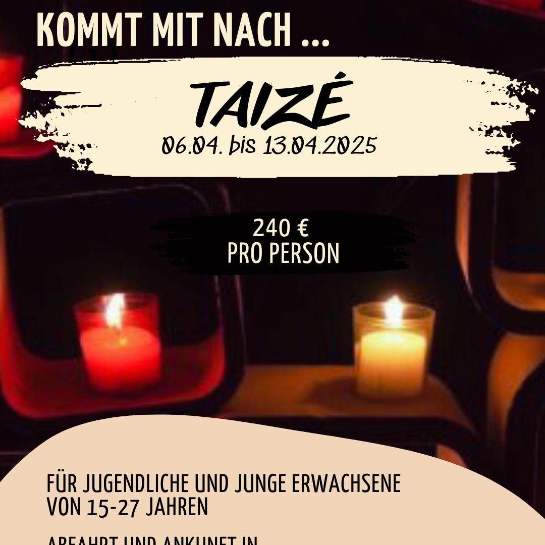 Einladung zur Taizefahrt