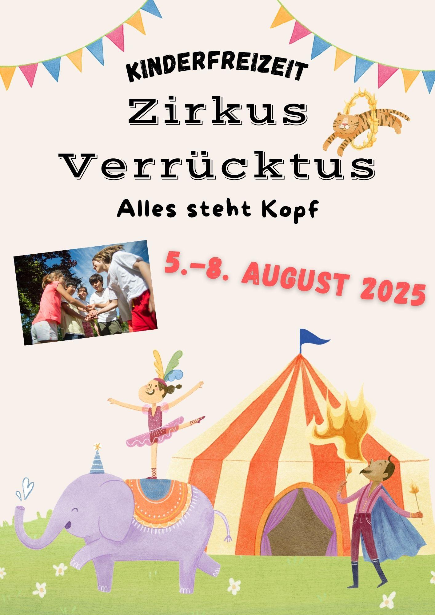 Kinderfreizeit „Zirkus Verrücktus“