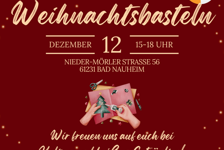 Flyer: Weihnachtsbasteln