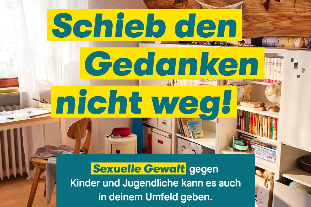 Kampagne für ein Umdenken bei sexueller  Gewalt gegen Kinder gestartet