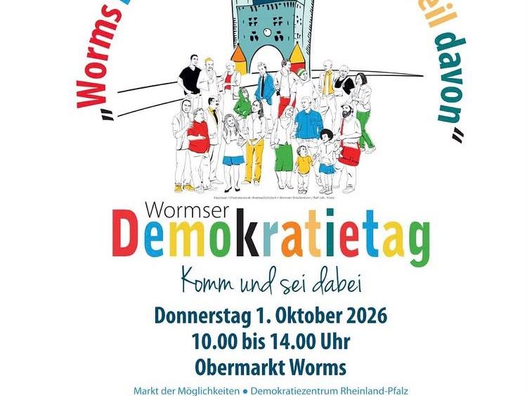 Wormser Demokratietag (c) Stadt Worms u.a. Wormser Demokratietag