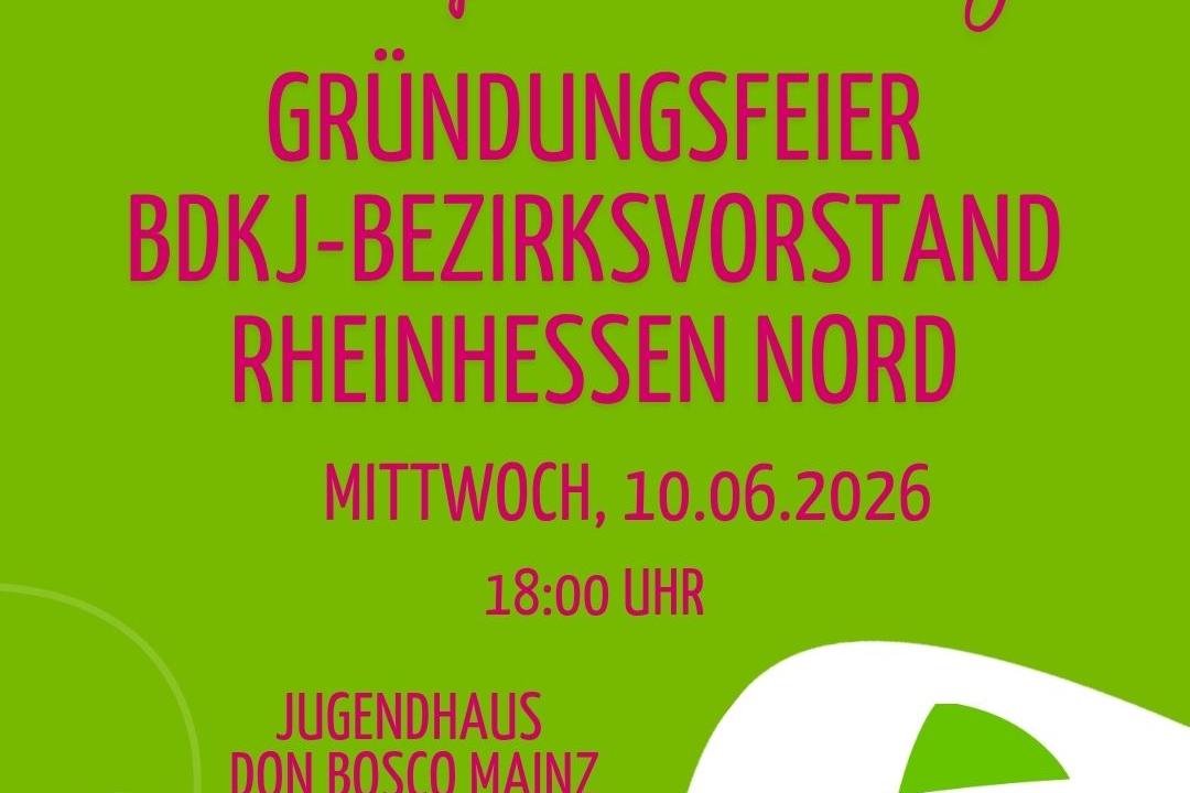 Einladung zur BDKJ-Gründungsveranstaltung