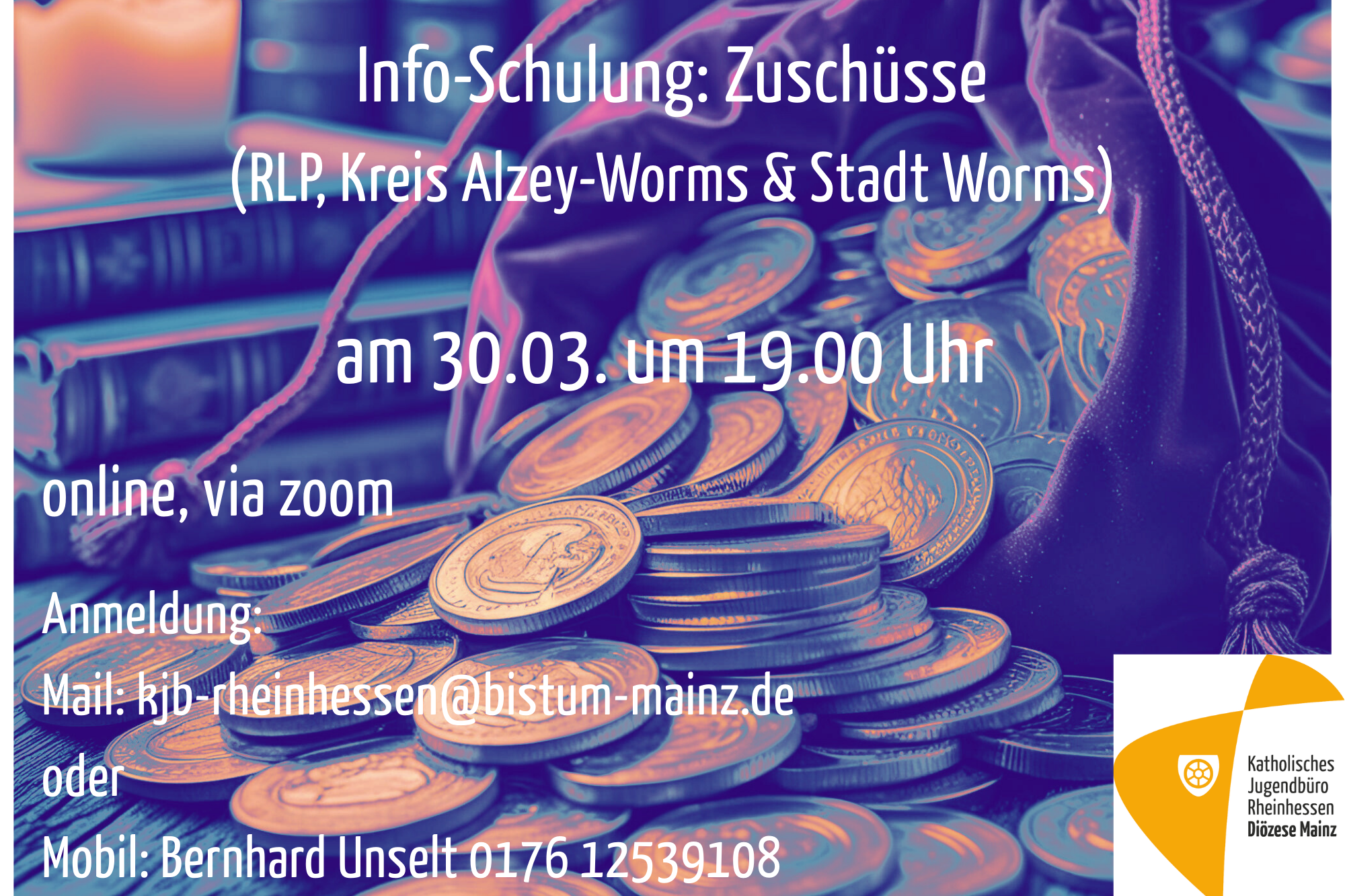 Info-Schulung Zuschüsse 2026 (online)