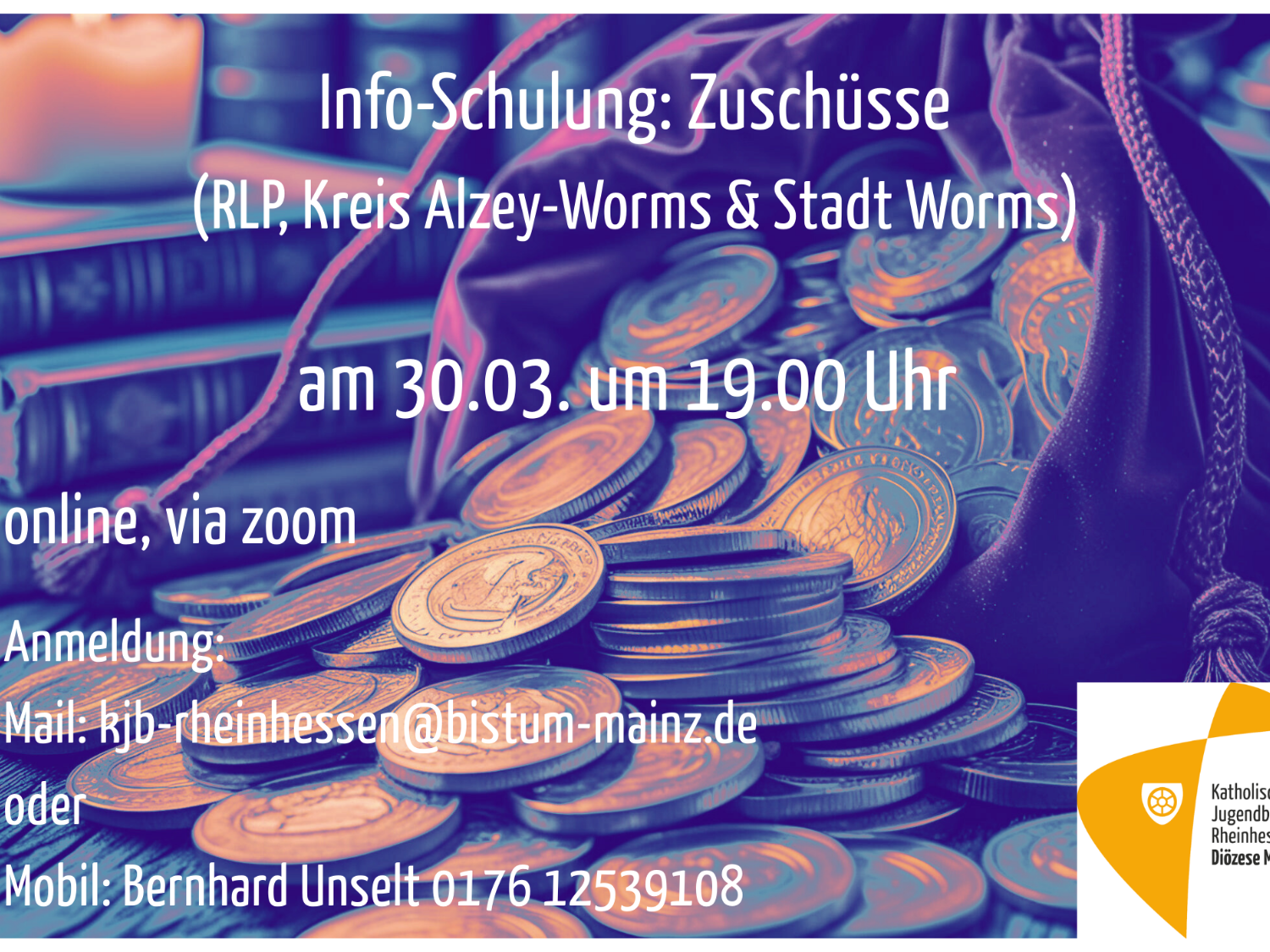 Info-Schulung: Zuschüsse