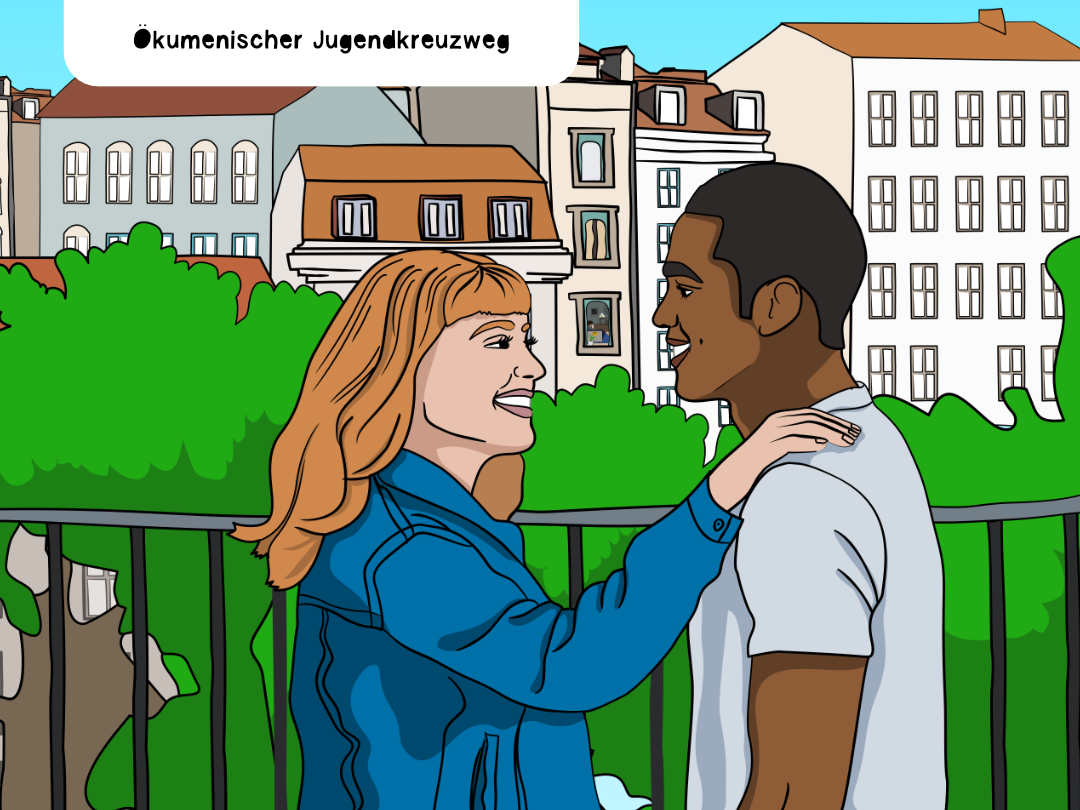 Ökumenischer Jugendkreuzweg in Mainz (c) afj Ökumenischer Jugendkreuzweg in Mainz