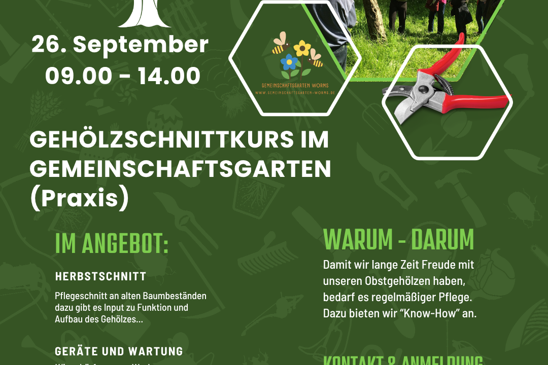 Obstgehölz Schnittkurs