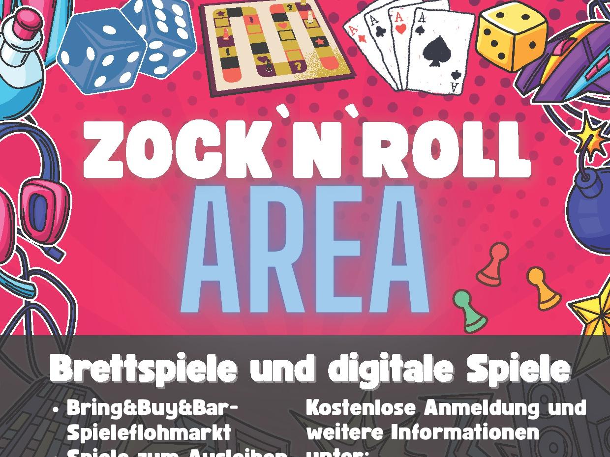 ZOCK’n’ROLL AREA – Die kleine, große Spielemesse Kinder Jugendliche und Erwachsene