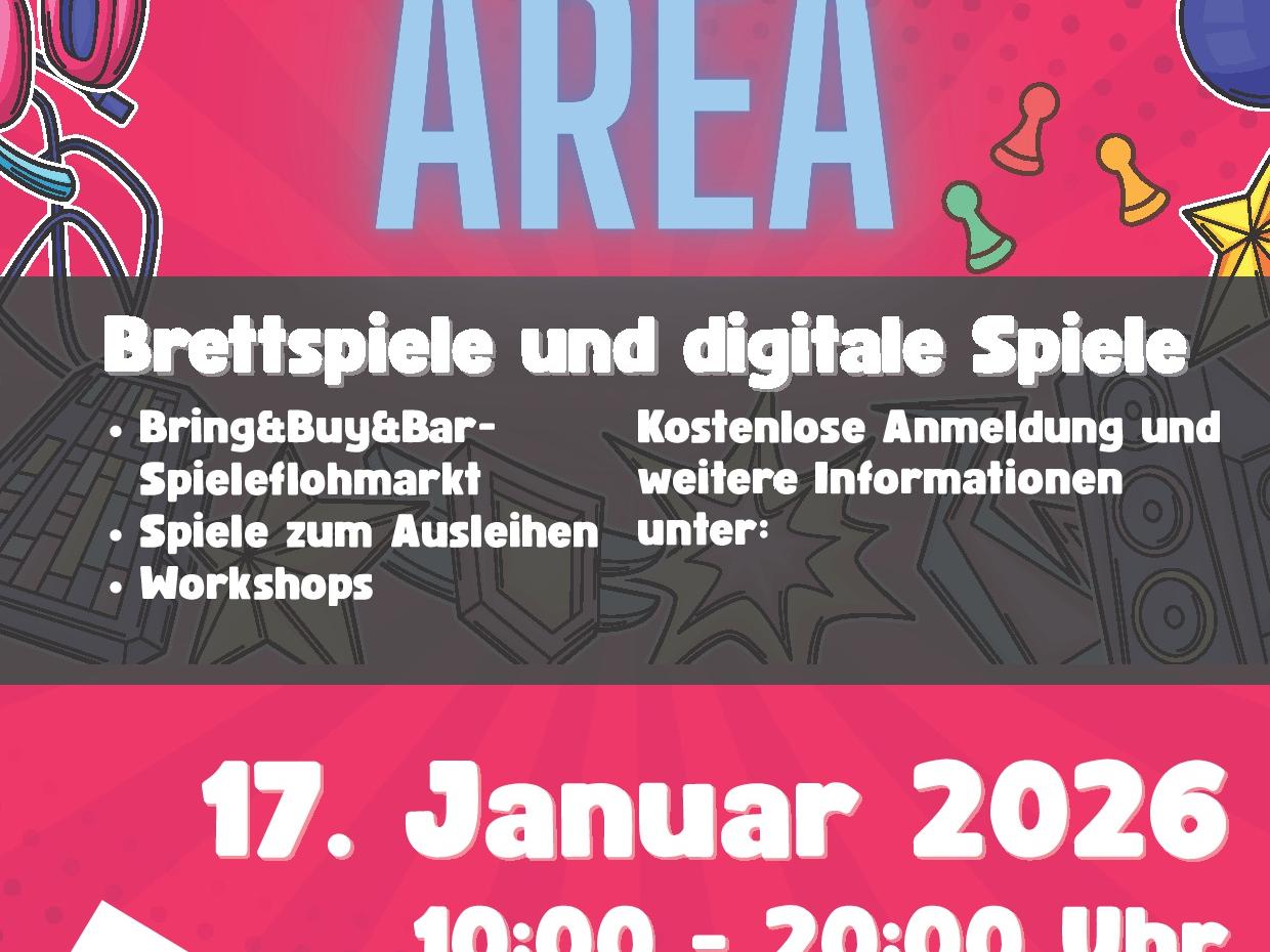 ZOCK’n’ROLL AREA – Die kleine, große Spielemesse Kinder Jugendliche und Erwachsene