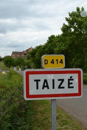 Taizé Schild (Bild Roland Franz)
