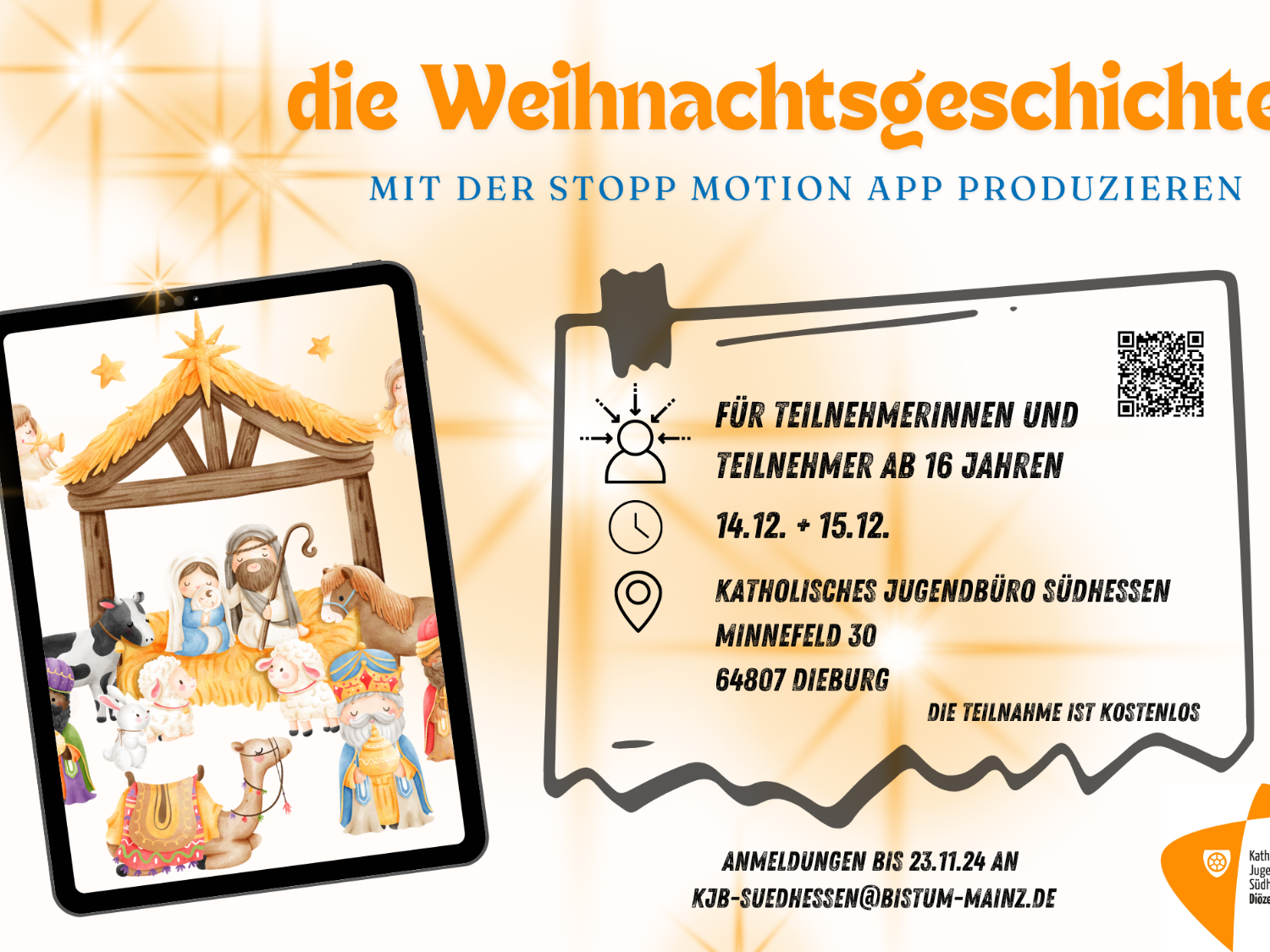 Die Weihnachtsgeschichte - mit der Stopp Motion App Produzieren - Dieburg