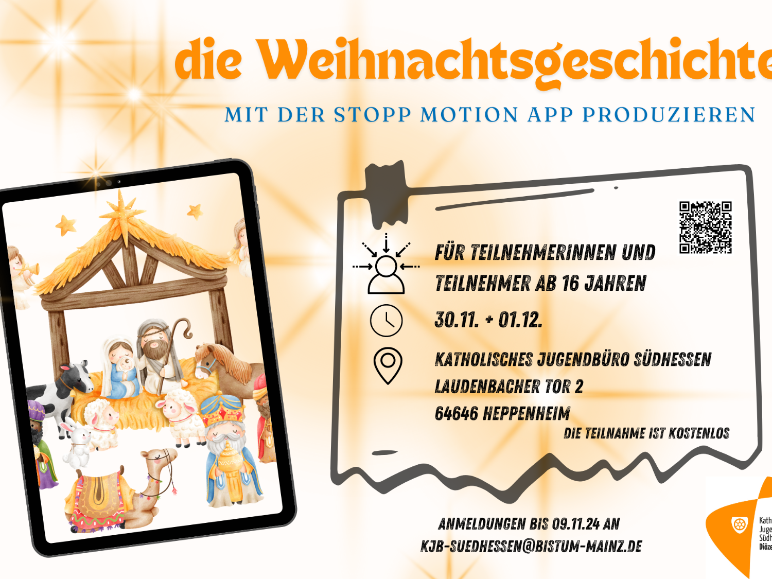 Die Weihnachtsgeschichte - mit der Stopp Motion App Produzieren in Heppenheim