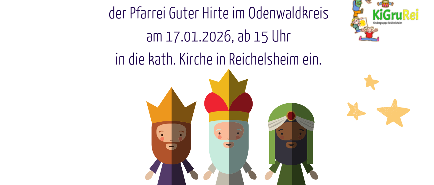 Einladung Sternsingertreffen Reichelsheim