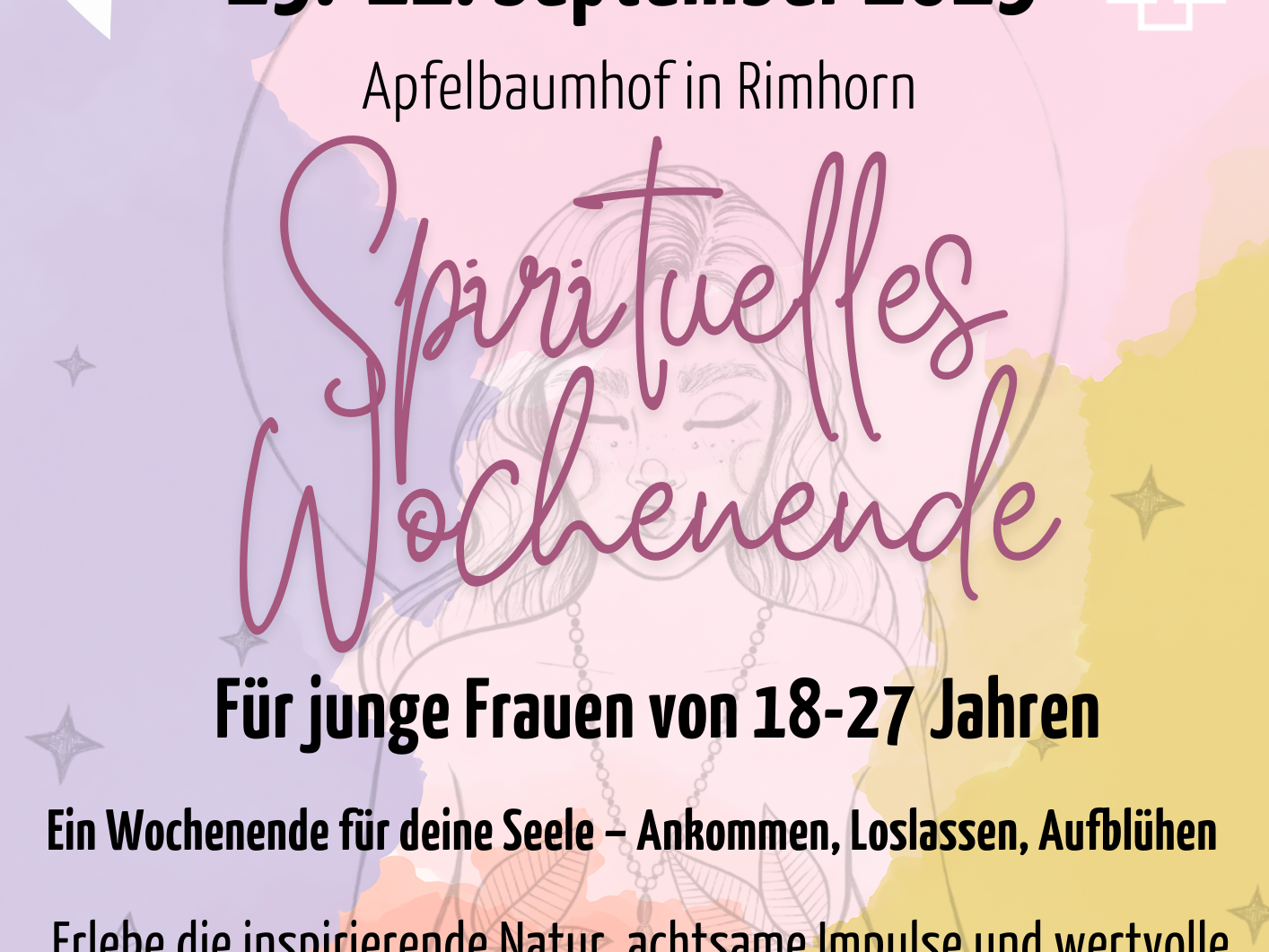Plakat zu Frauenwochenende