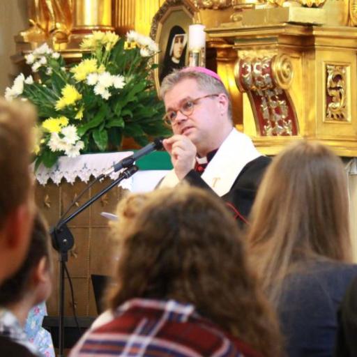 Weihbischof Dr. Bentz bei seiner Katechese