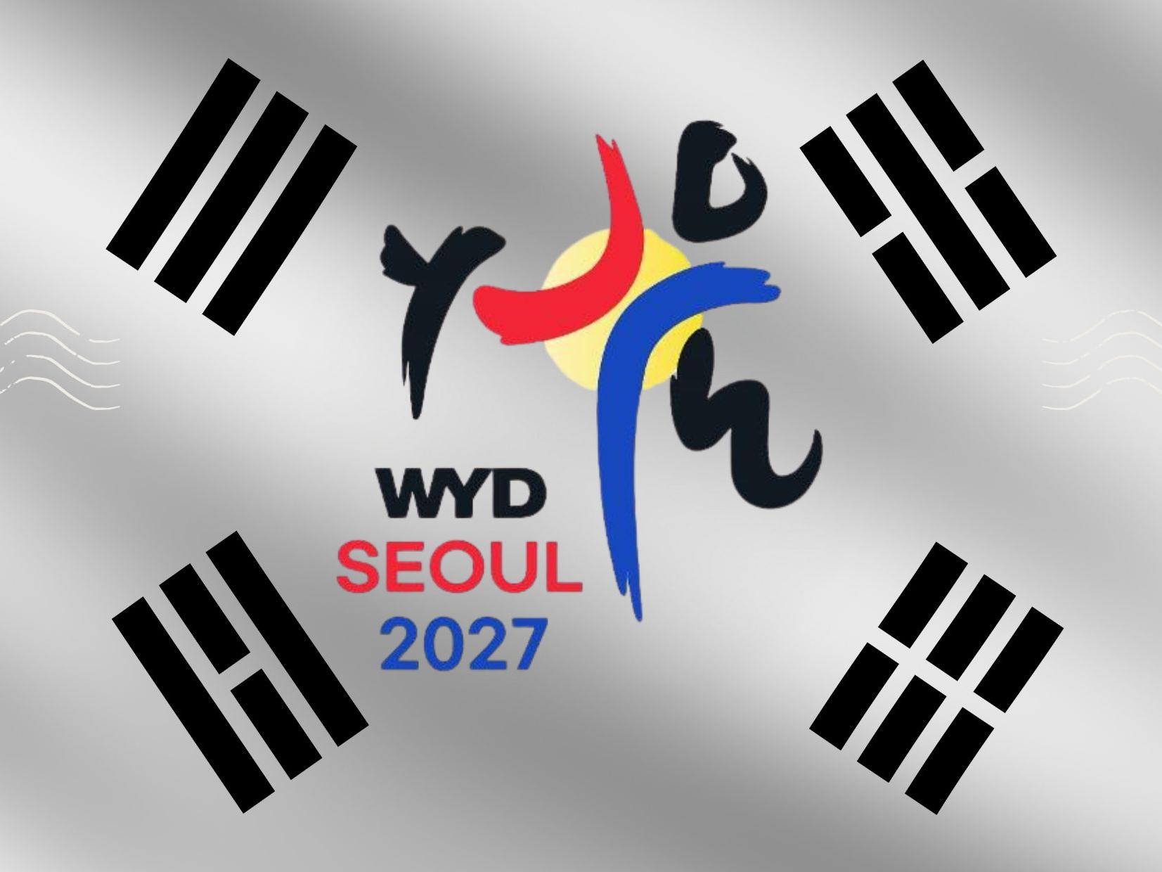 Logo vor Flagge