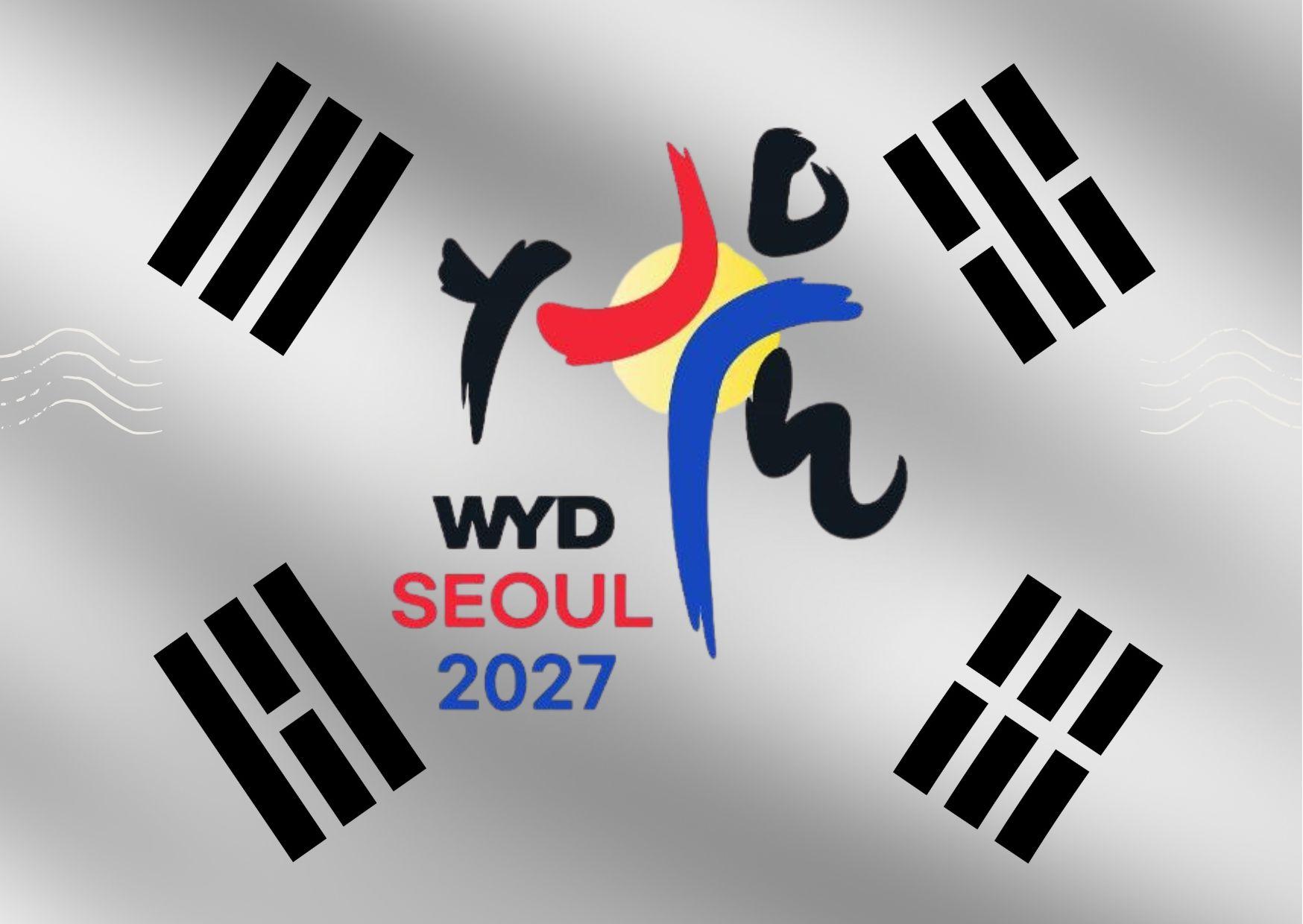 Logo vor Flagge