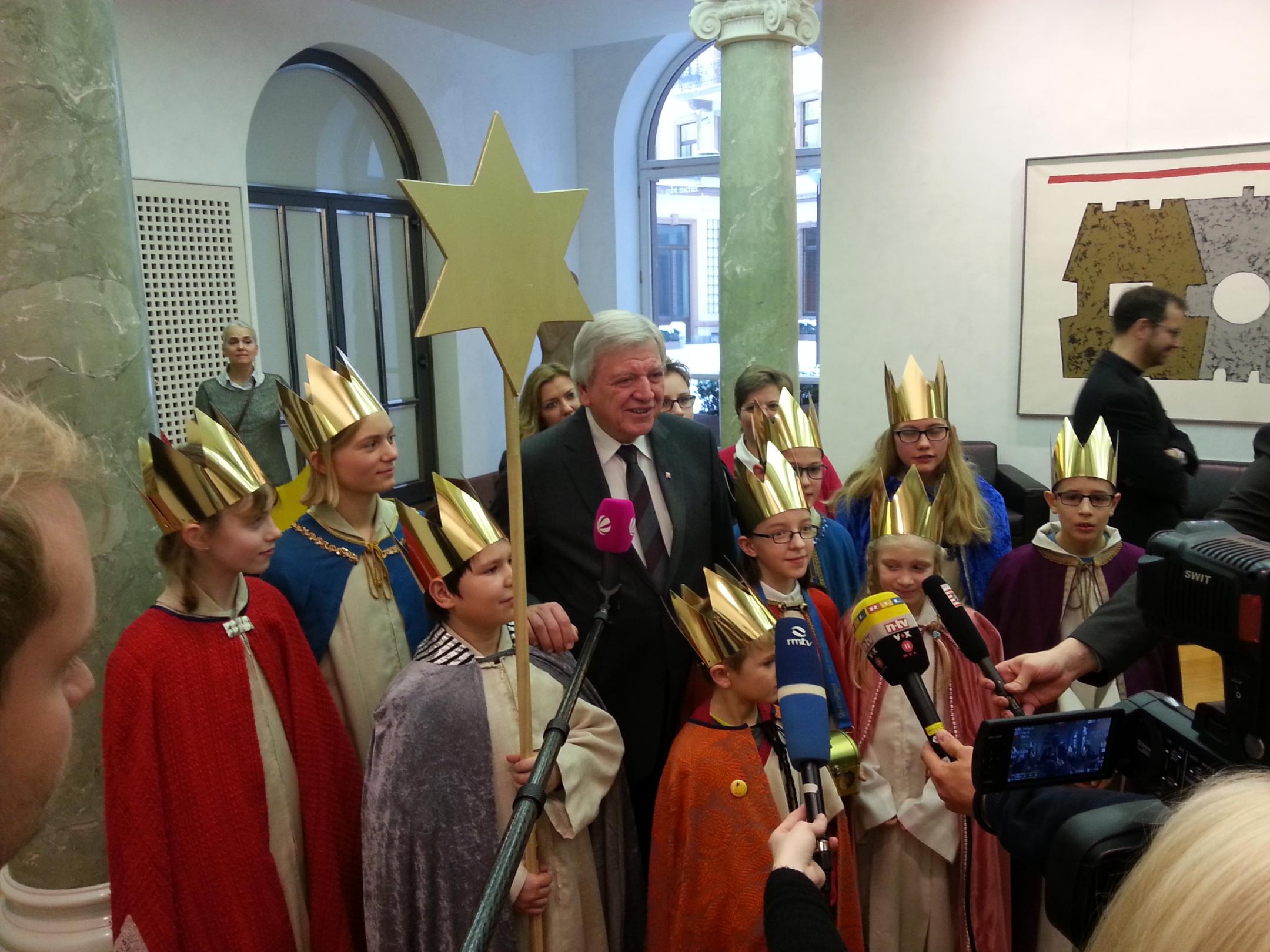 Bouffier Sternsinger 2017