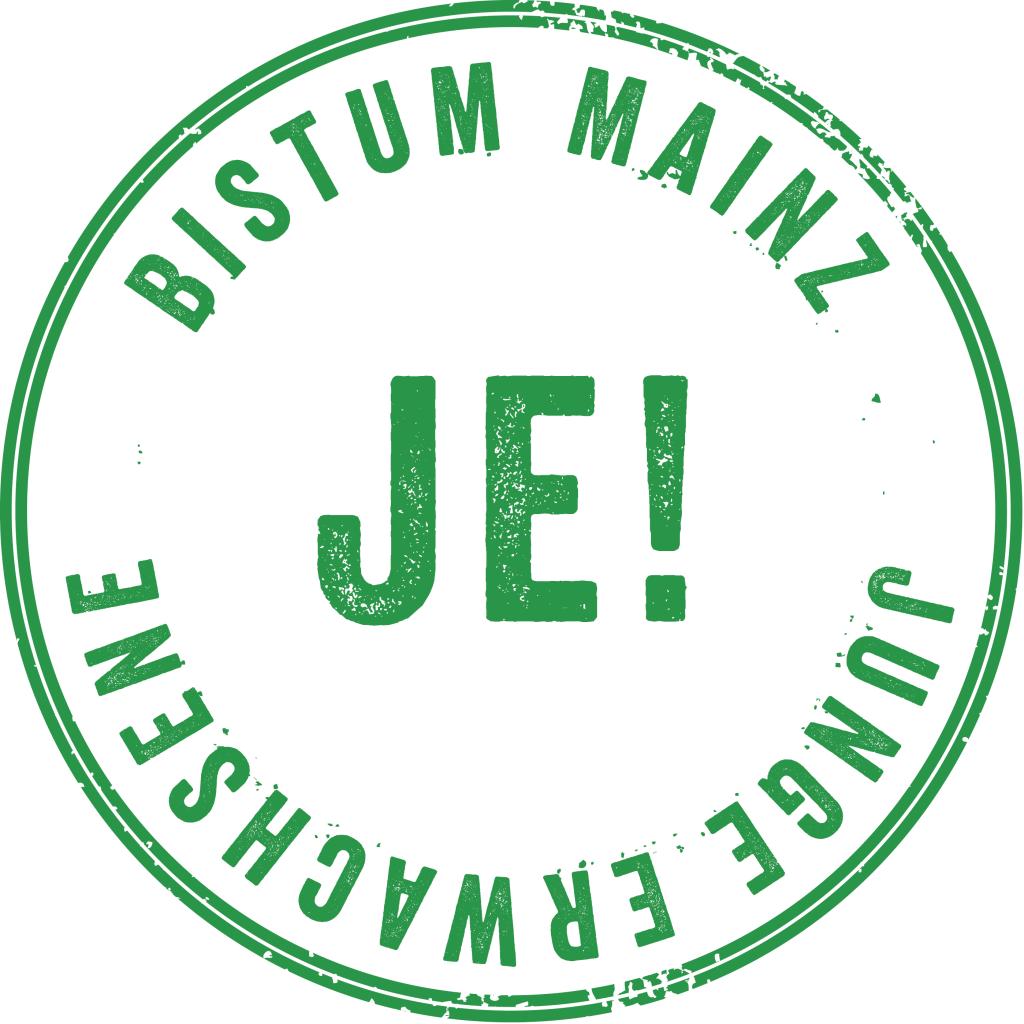 Das Logo des Netzwerkes 'JE!' (Junge Erwachsene!) im Bistum Mainz