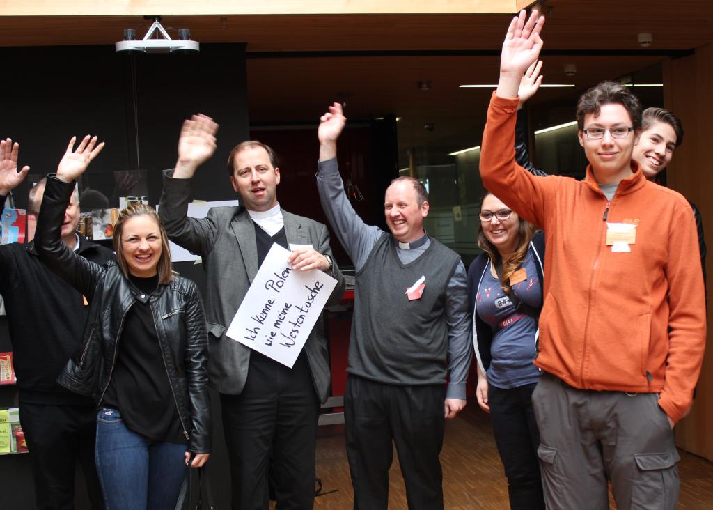 Auch einige Jugendliche und junge Erwachsene mit polnischen Familienhintergrund ware da