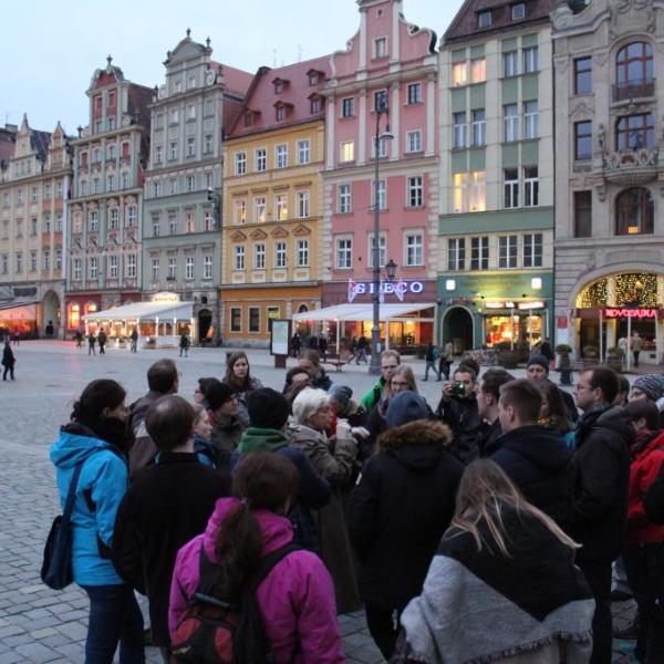 Abendliche Stadtführung in Breslau
