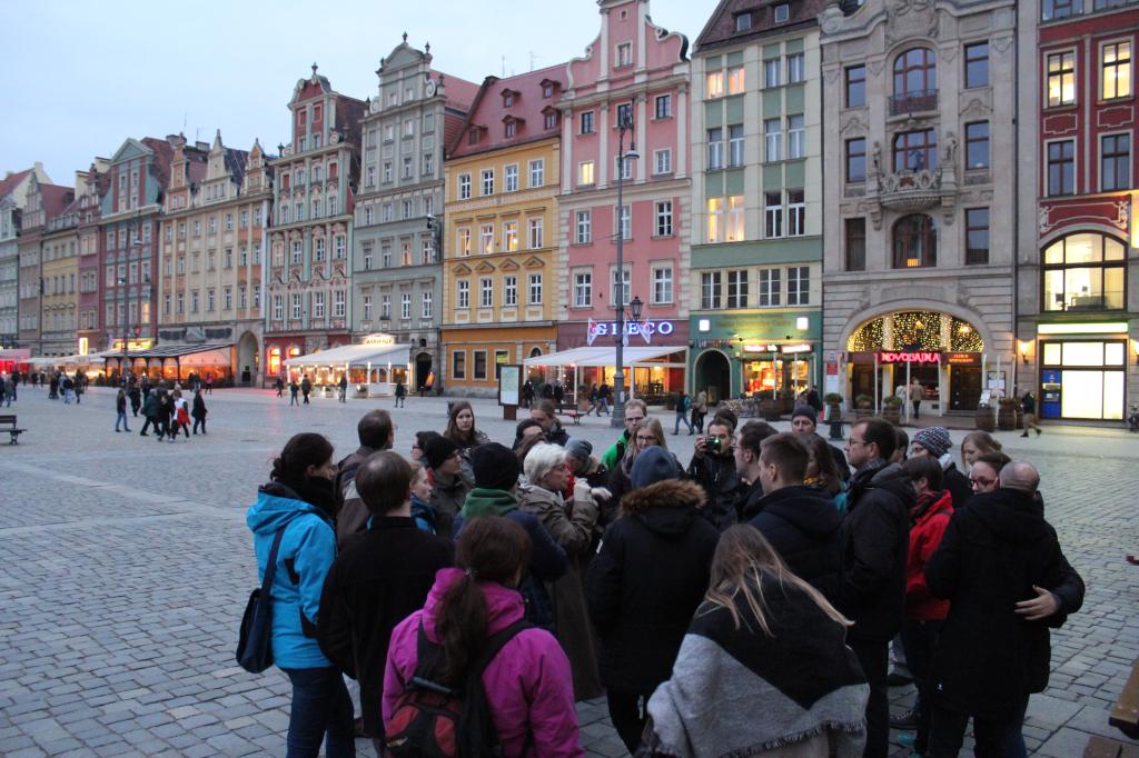 Abendliche Stadtführung in Breslau