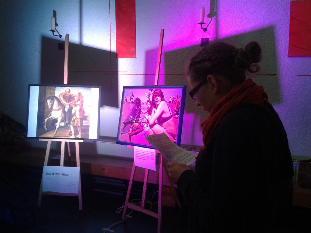 In der Kapelle ging es besinnlich zu - rund um die sieben Werke der Barmherzigkeit